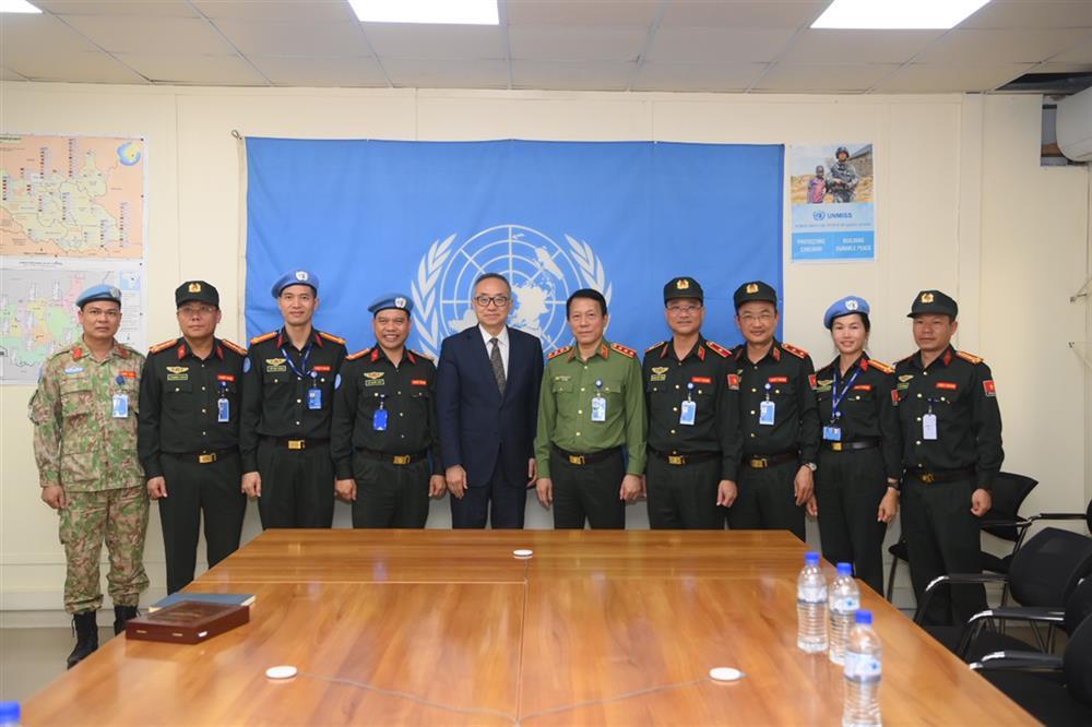 Deputy Minister Luong Tam Quang pays official visit to the UN Peacekeeping Mission in South Sudan
